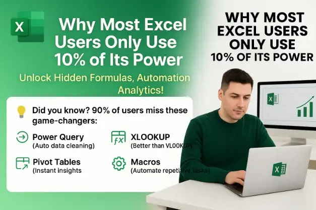 why most excel user use 10% of its power